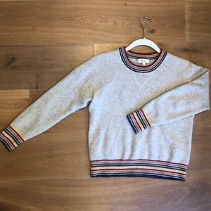 Madewell grey cashmere sweater